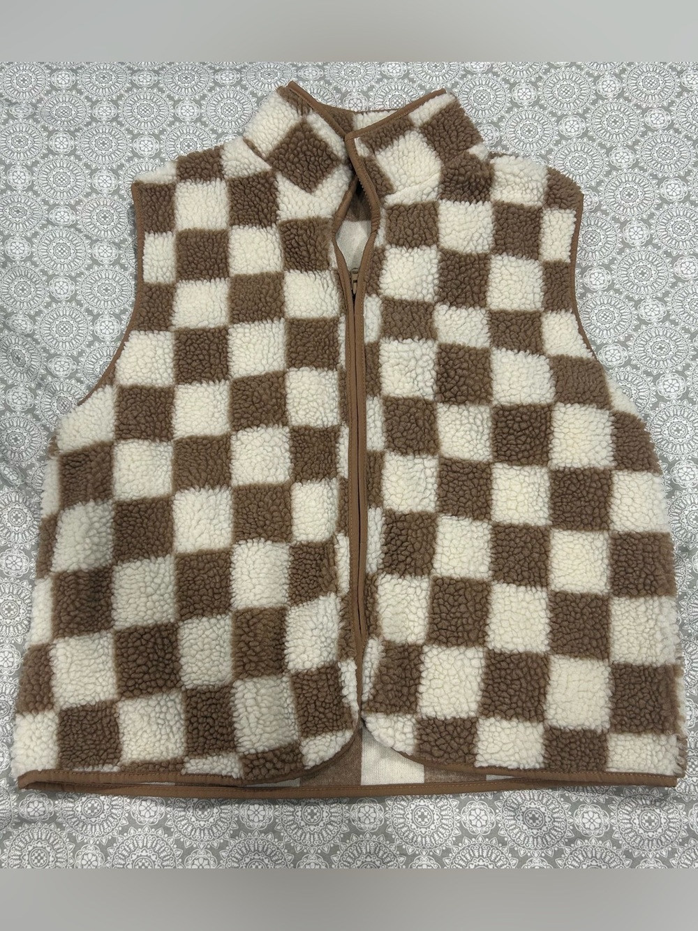 Checkered vest